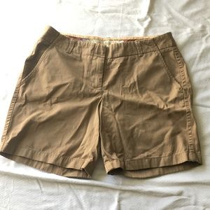 J. Crew Chino City Fit Shorts Size 8 EUC